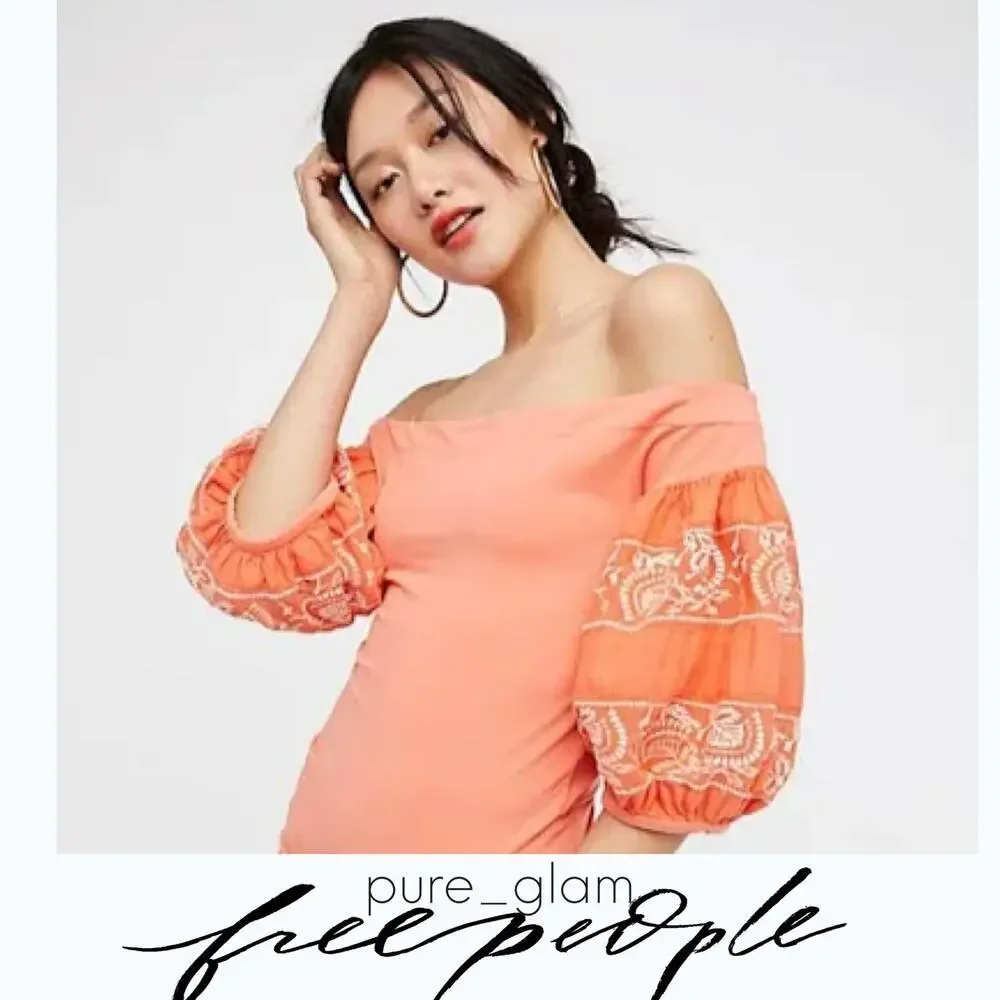 Free People off-the-shoulders top